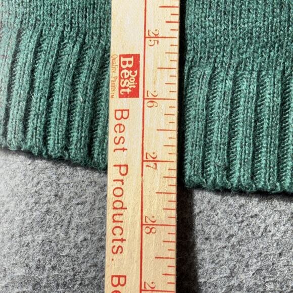 St. John's Bay Womens 2X Green Cable Knit Turtleneck Preppy Cozy - Picture 5 of 7